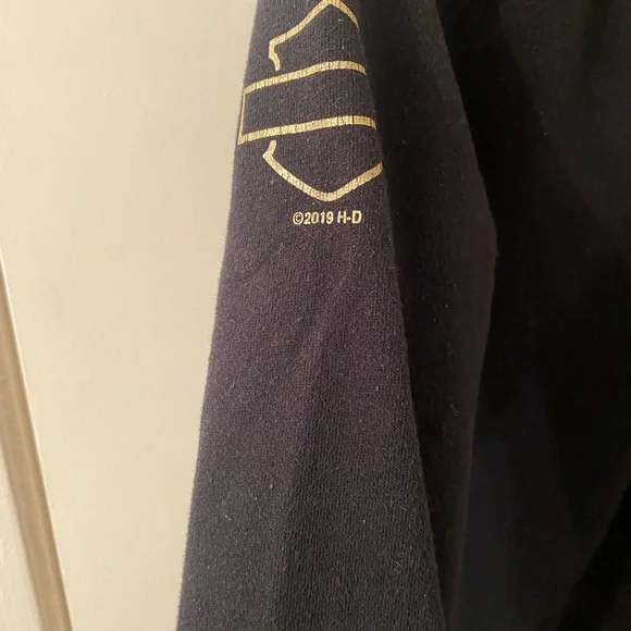 Women’s Harley-Davidson Black Full-Zip Hoodie - Picture 4 of 6